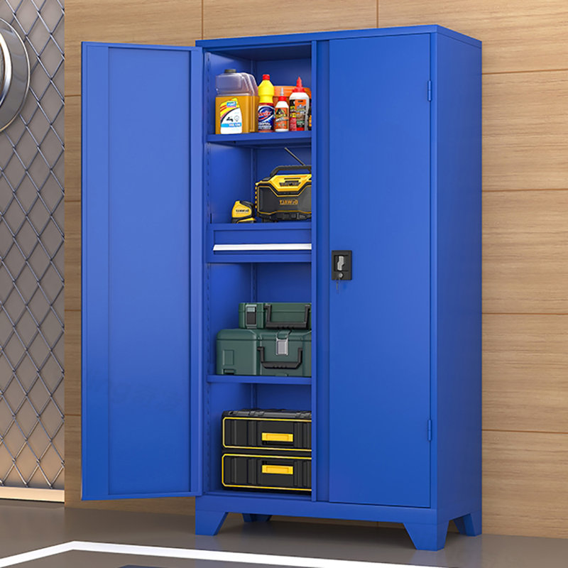Garage grande capacité, Bleu