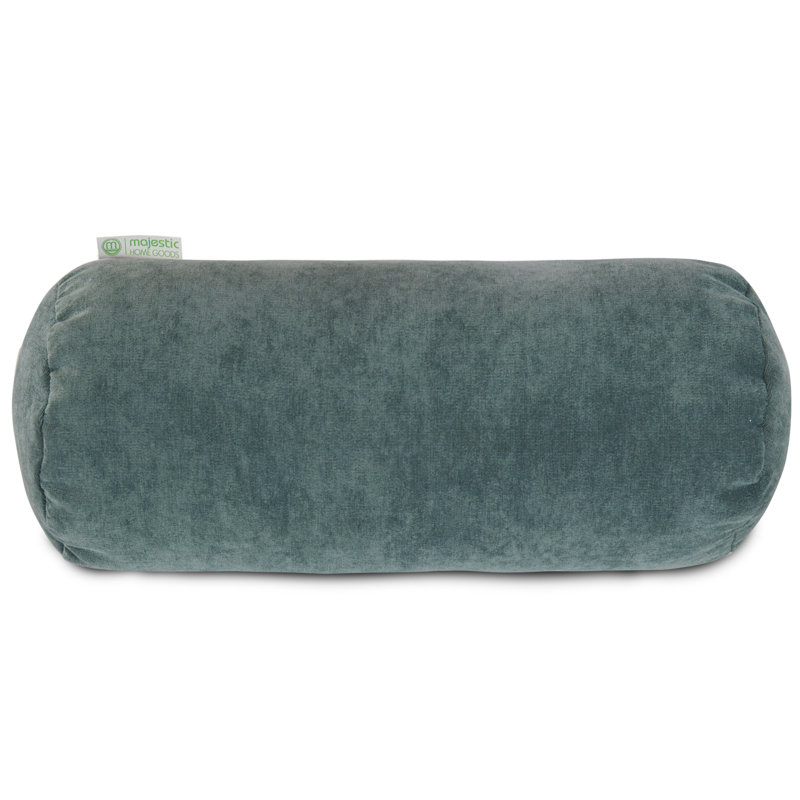 Villa Velvet Reversible Throw Pillow, Azure