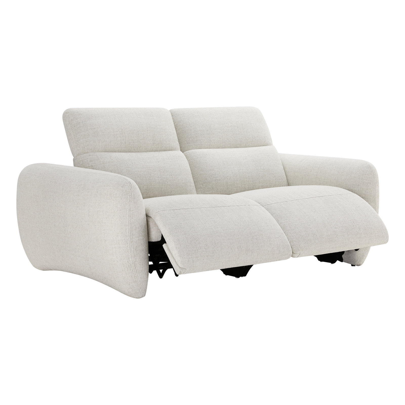Astro 79'' Upholstered Power Reclining Sectional Loveseat, Nathan Wheat