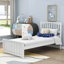 Lit plateforme simple en bois-770457884