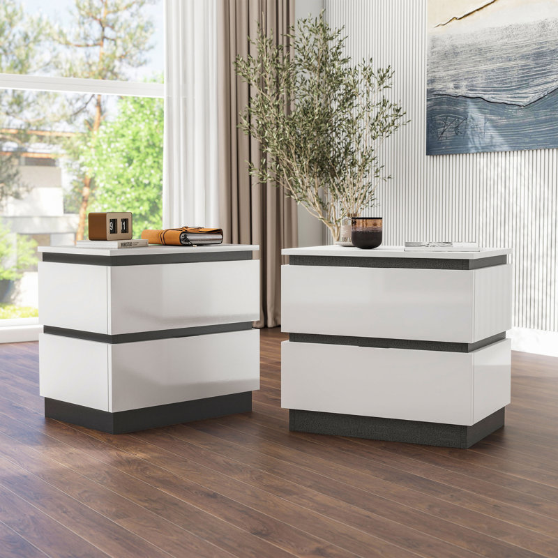 Arakawa 2-Piece Nightstands Set