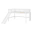 Lit mezzanine en bois massif avec glissade et échelle-582495825