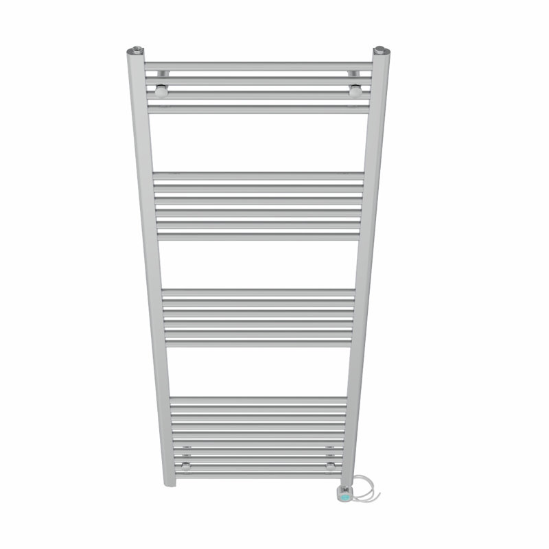 Ariany Straight Towel Rail Heated Towel Rails, 160cm H x 60cm W x 3cm D, Chrome