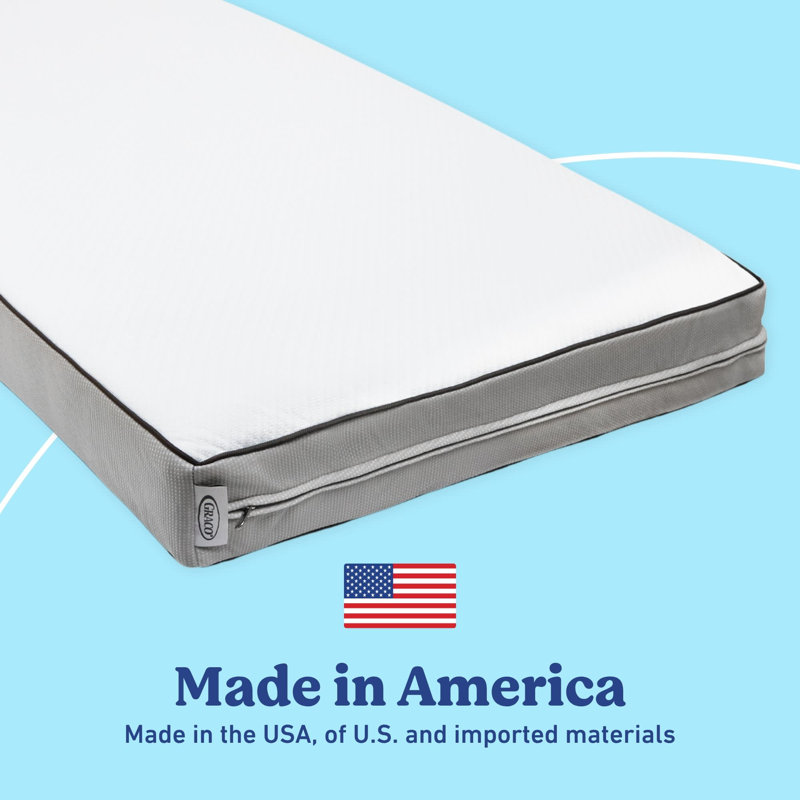Graco Basics 5-Inch Crib & Toddler Mattress, Mattress