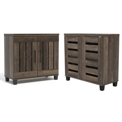 Ensemble de rangement à chaussures 2 portes Lismore & Banos (peut contenir 24 paires)