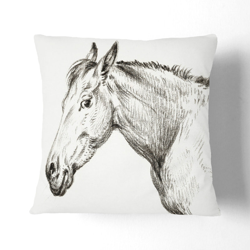 Square Throw Cushion, Stone, 40cm H x 40cm W x 15cm D