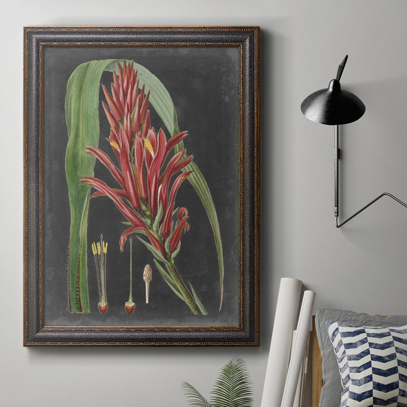Toile encadrée de qualité supérieure Dramatic Tropicals II - prête à être accrochée, H 27 po x l 18 po x P 2,5 po