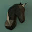 Décoration murale cheval moderne en métal-104650097