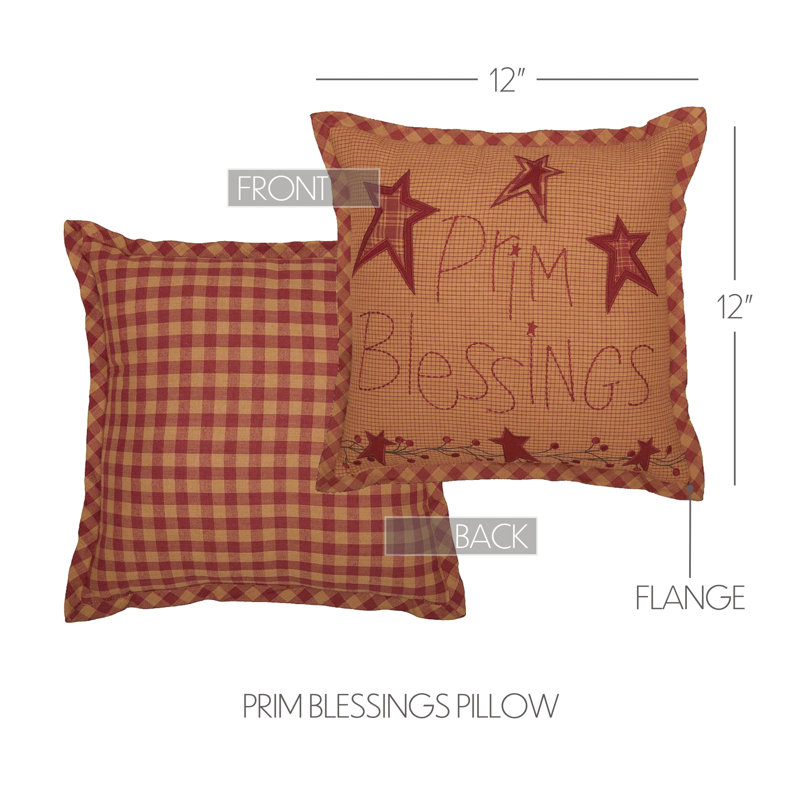 Ninepatch Star Reversible Throw Pillow