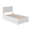 Lit plateforme en bois massif avec pied de lit et gigogne Kindig-23568913-23568911