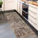 Machine Washable Rug Oriental Vintage Non-Slip Low Pile Rubber Backing Area Rug for Living Room Bedroom Kitchen Dining Room
