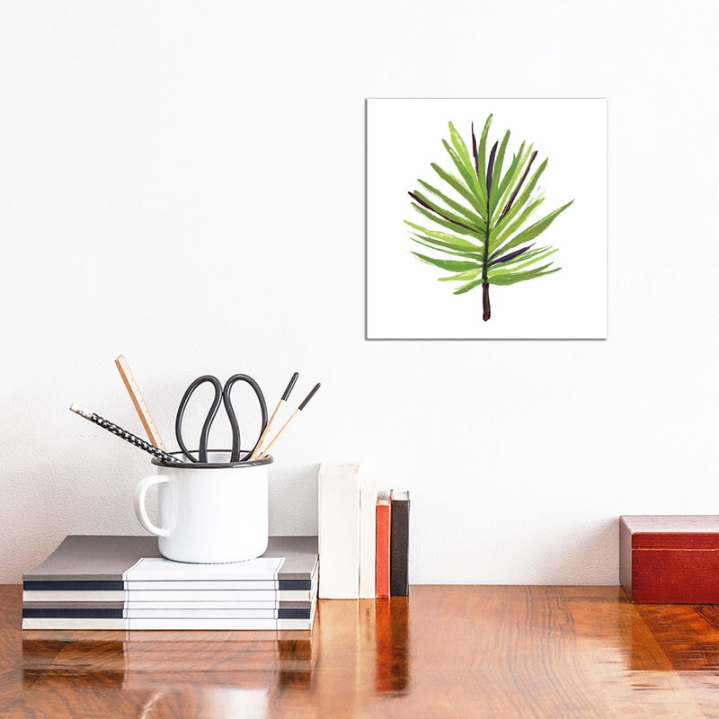Leaves Of The Tropics III by Hartworks - Wrapped Canvas Gallery-Wrapped Canvas Giclée, 30.48 cm H x 30.48 cm W