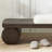 Black Upholstered Bench