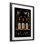 Tablette victorienne d'apothicaire encadrée sous verre, design par Yen