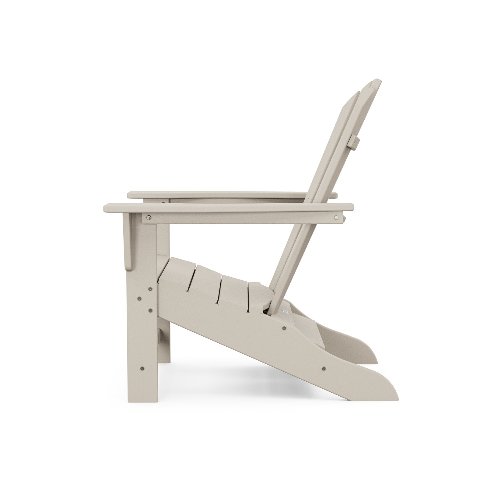 POLYWOOD® Verlyn Adirondack Chair with Leg Rest, Sand