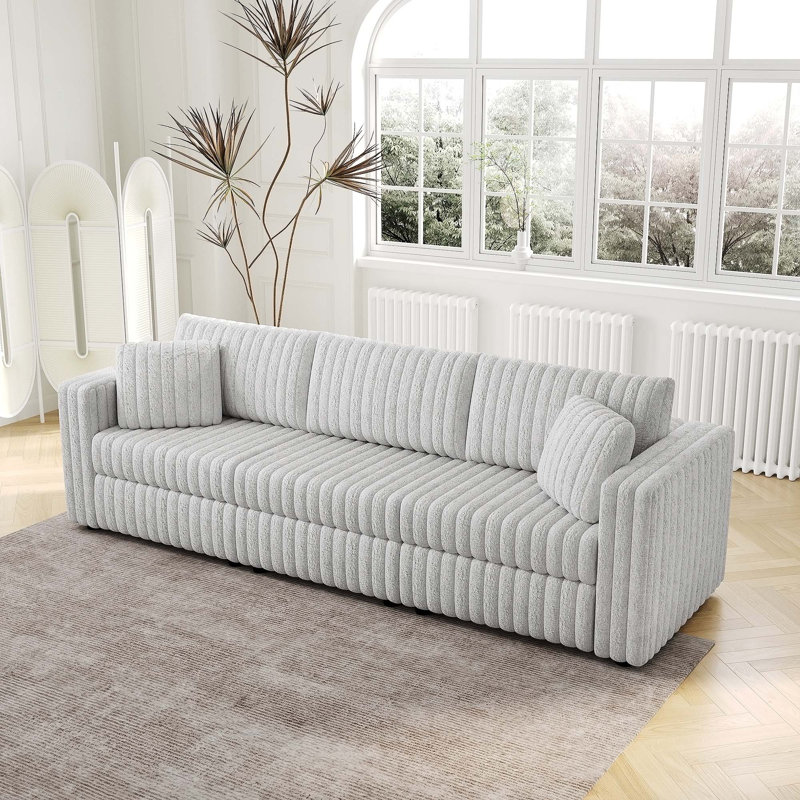 Comfortable 3-Person Modular Sofa with Practical Storage and Stylish Design