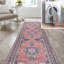 Tapis rose foncé / noir / blanc lavable à la machine Heimar Bohemian-92296297