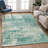 Machine Washable Indoor/Outdoor Jadiel ACN2366 Abstract Rug-897321673