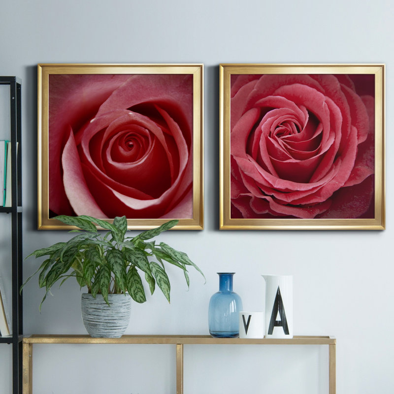 Wild Wild - 2 pièces encadrées sur toile, H 34,5 po x l 69 po x P 1,5 po, Or