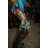 Single Parrot on a tree - Bronze Statue -  Size: 30"L x 24"W x 66"H. 