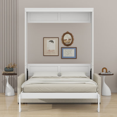 Lit escamotable mural Murphy avec coussin