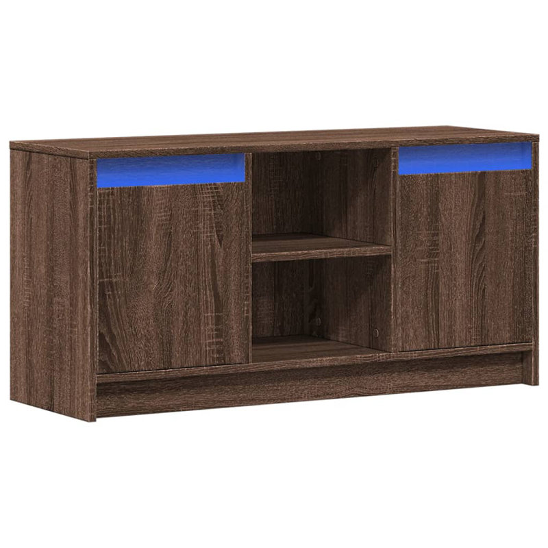 Cyarah Unfinished TV Stand, Sonoma Oak, 100cm