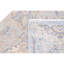 Tapis unique bleu clair / gris / beige de 8 pi 10 po x 12 pi