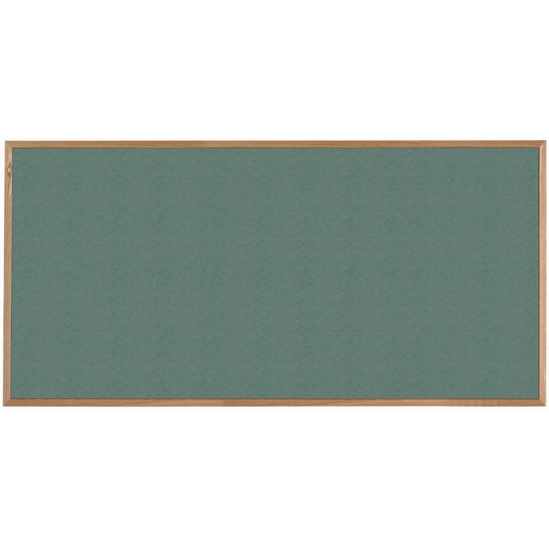 Wall Cork Bulletin Board, 48" H x 96" W, Green