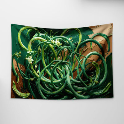 Tapisserie murale «Légumes et ail»