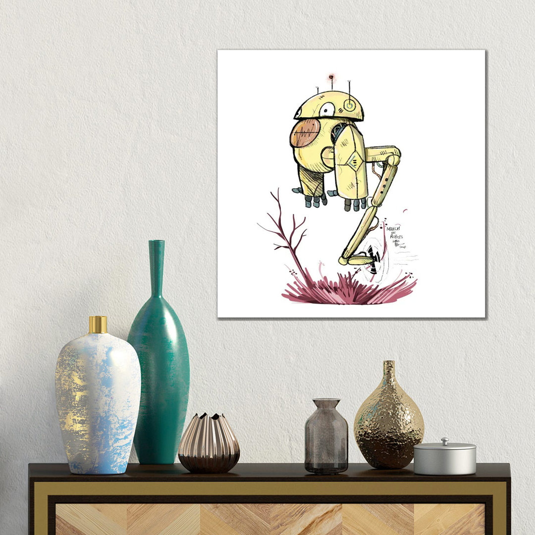 Robot IV von Annada N. Menon - Galerie- Giclée auf Leinwand