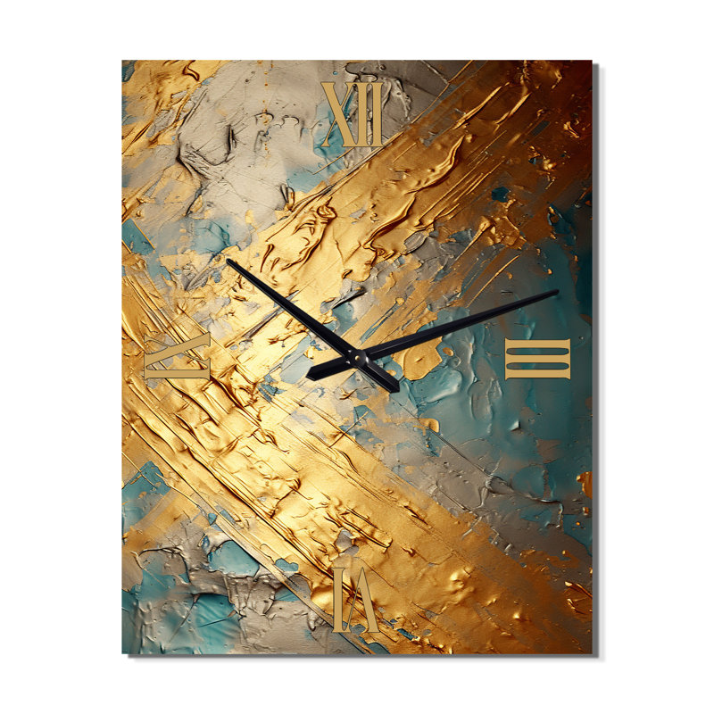 Horloge murale rétro exquise, H 40 po x l 30 po x P 1 po