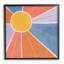 «Playful Sun Rays Polka Dot Stripe» par Veronique Charron - impression sur toile tendue-61966416-62025871