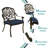 4 - Person Patio Dining Set with Round Table , Cushions Included-1092210395