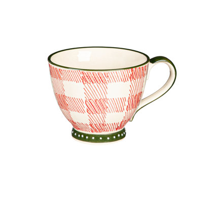 Adhésif décoratif en céramique 14 oz Red Buffalo Check