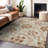 Premium Machine Washable Prisco Terracotta Rug-442292470