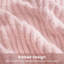 Jeté réversible en tricot de plumes pour canapé, canapé, lit-112578464-112578465