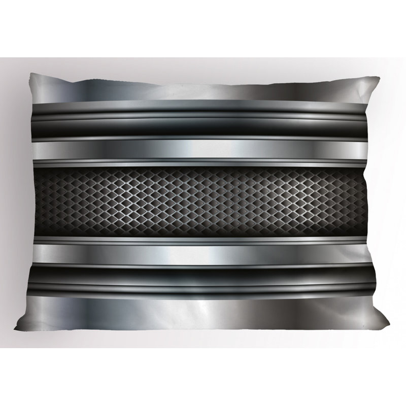 Polyester Striped Sham Set, Queen