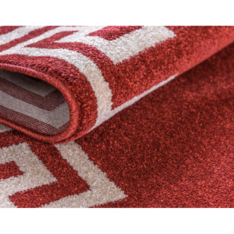 Balabak Geometric Indoor Rug, Rectangle 5'3" x 8'
