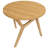 Modern Round 2-in-1 Transformer Coffee Table with Adjustable Height
