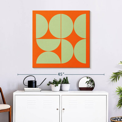Avery Mid-Century Half Circles Collage I