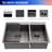 Drop-in Double Bowl Stainless Steel Kitchen Sink