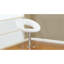 Tabouret en similicuir blanc à hauteur réglable avec 2 chaises pivotantes en PVC-949575035