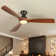 Karlena 52'' Ceiling Fan with Light Kit and Remote Control