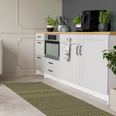 Chenille Geometric Indoor Rug