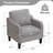 Mid-Century Accent Chairs Featuring Removable Cushions-2051752421