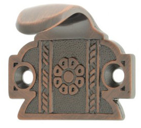 Solid Brass Ornamental Sunburst Sash Lift