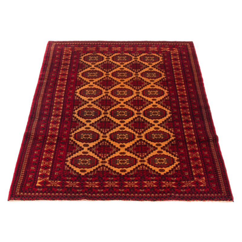 Tapis rouge Teimani 3 pi 11 po x 6 pi 2 po