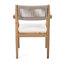 Chaise de salle à manger d'extérieur en bois d'acacia Cieanna-114721594