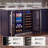 Yeego 24" Dual Zone Wine and Beverage Refrigerator, 20 Bottle & 60 Can Built-In Under Counter Wine Cooler, Front Venting