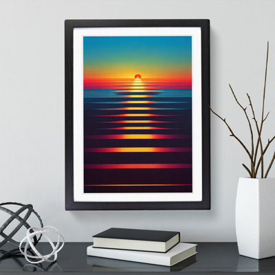 Tantalising Abstract Sunset - Wall Art